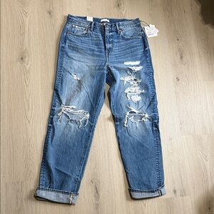 American Eagle Outfitters Blue Distressed Jeans
